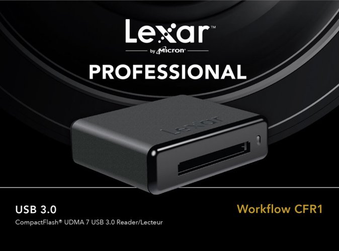Lexar Professional Workflow CFR1 pro CF karty