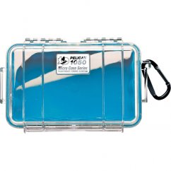 Peli™ Case 1050 MicroCase mit klarem Deckel (Blau)