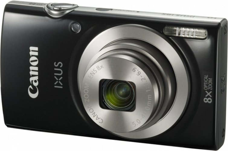 Canon Ixus 185 černý + neoprenové pouzdro