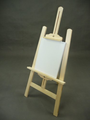 Ateliérový dřevěný malířský stojan 63cm nesložený (MS70)