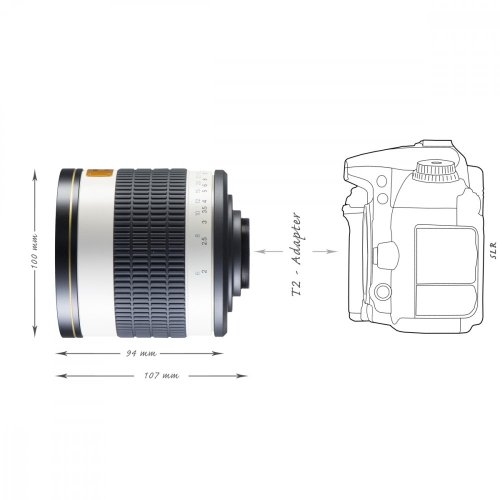 Walimex pro 500mm f/6,3 DSLR zrkadlový objektív pre Canon R