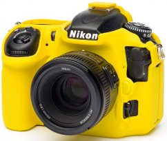 easyCover Silikon Schutzhülle f. Nikon D500 Gelb