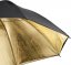Walimex Reflex Umbrella 150cm 2-layer Black/Golden
