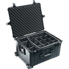 Peli™ Case 1620 kufor s nastaviteľnými prepážkami na suchý zips, čierny