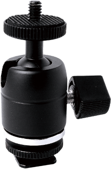 Kupo KS-CB03 Mini Ball Head with Hot Shoe Adapter