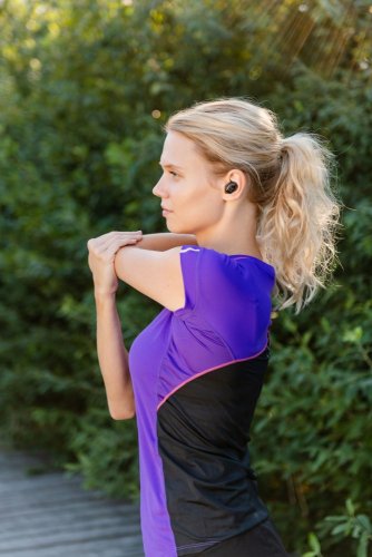 Bezdrátová sluchátka FIXED Boom Joy, TWS, černá