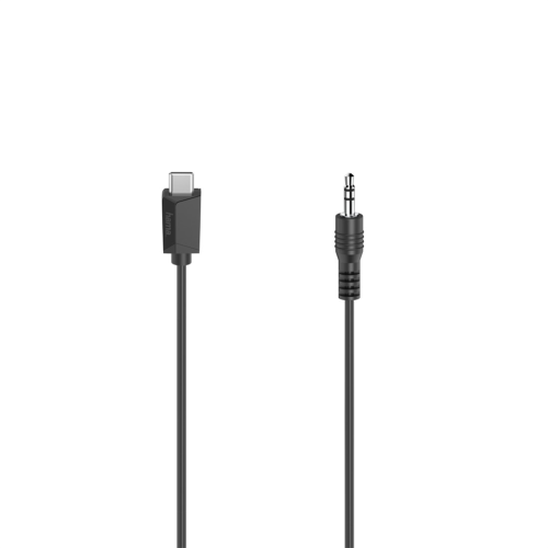 Kabel audio adaptéru Hama USB-C na jack 3,5 mm, aktivní, 0,75 m