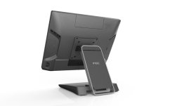 Dotykový monitor FEC XM-3015 15" LED LCD, PCAP, USB, VGA/HDMI, bez rámčeka, stojan XPPC, čierno-strieborný