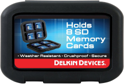 Delkin Weather Resistant Case for 8 SD cards