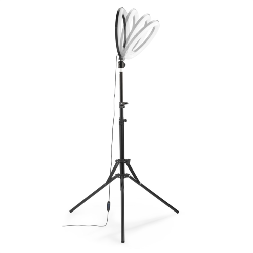 Hama SpotLight Steady 120 II, 12" kulaté LED světlo pro smartphony, Bluetooth spoušť, stativ