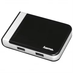 Hama USB 3.1 rozbočovač/čítačka kariet s adaptérom USB-C