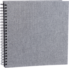 Focus Base Line Canvas Wire-O 30x30 Grey w. Black Sheets