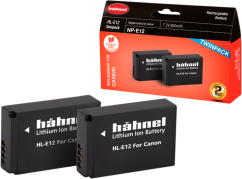 Hähnel HL-E12 dvojité balení (Canon LP-E12) 850mAh, 7.2V, 6.1Wh