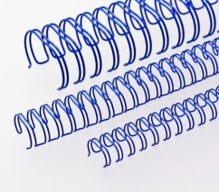 Viazací chrbát RENZ kovový (3/1") A4 průměr 11mm modrý 100ks