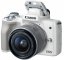 Canon EOS M50 bílý +15-45