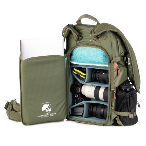 Shimoda Explore v2 30 fotobatoh | voděodolný | batoh pro cestování a fotografování | mnoho kapes a 16palcový prostor na notebook | armádní zelená