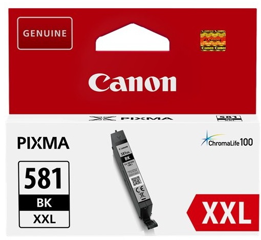 Canon CLI-581 XXL Schwarz Tintentank, sehr hohe Reichweite