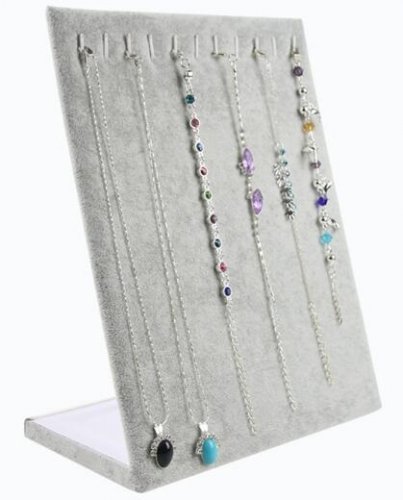 Jewelry holder grey, height 24cm