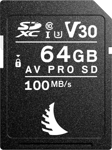 Angelbird SD AV PRO SDXC, SD 6.1, UHS-I, R100/W52 (V30) 64GB