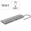 Dokovací stanice Hama USB-C Connect2Office Pro, 10 připojení