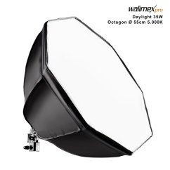 Walimex pro LED 35W Octagon Ř55cm Daylight 5.000K
