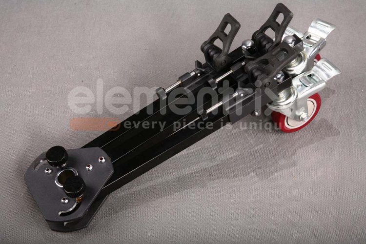 forDSLR Dolly celokovový skládací pojezd pro stativy, nosnost 60 kg