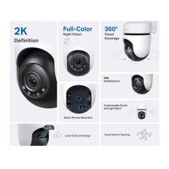 Kamera TP-Link TC41 3MPx, vonkajšie, IP PTZ, WiFi, prísvit