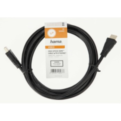 Hama HDMI kábel High Speed 4k 3 m, nebalený