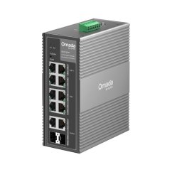 Switch TP-Link IES210GPP priemyselný, 2x SFP combo, 8x GLan s Poe+, 240W, Omáda SDN