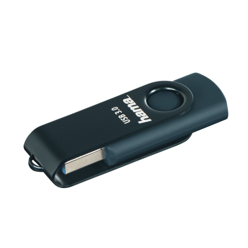 Hama USB 3.0 Flash Drive Rotate, 32 GB, 70 MB/s, petrolblau