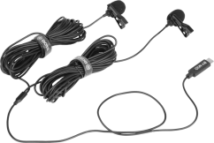 Boya BY-M3D / Dual-Mic Lavalier Microphone / for Type-C devices