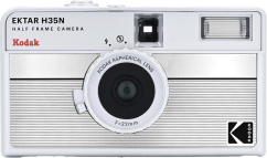 Kodak EKTAR H35N Camera Striped Silver