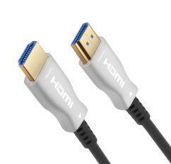 Kábel HDMI High Speed 4K@60Hz + Ethernet 25m, M/M, pozlátené konektory