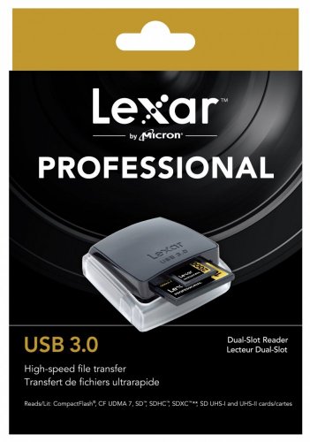 Lexar Professional USB 3.0 Dual-Slot Reader (UDMA 7)
