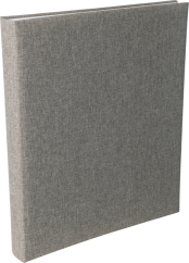 Focus Base Line Canvas Ringbinder Brown