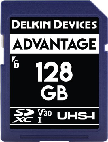 Delkin SD Advantage 660X UHS-I U3 (V30) R100/W80 128GB