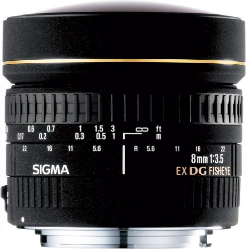 Sigma 8mm f/3,5 EX DG cirkulár Fisheye pre Nikon F