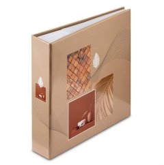 Fotoalbum Hama memo SINGO II Terracotta 10x15/200, popisové pole, zasúvací