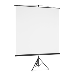 Hama projekčné plátno 2v1, 180x180 cm, uhlopriečka 255 cm, so statívom, prenosné, biele