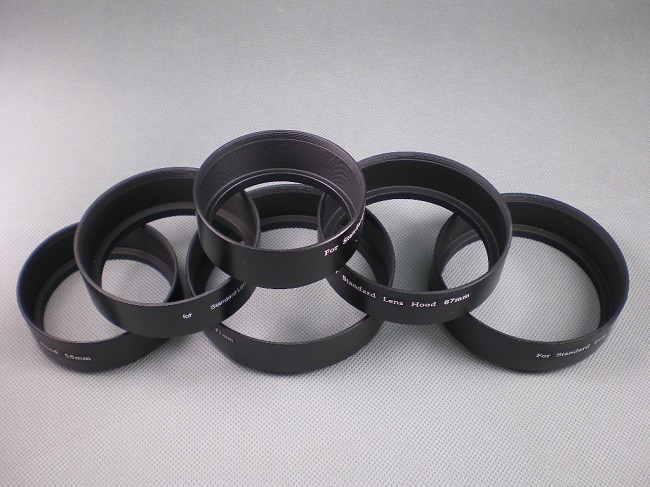 forDSLR 49mm kovová sluneční clona