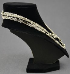 Jewelry stand, black velvet, 18cm