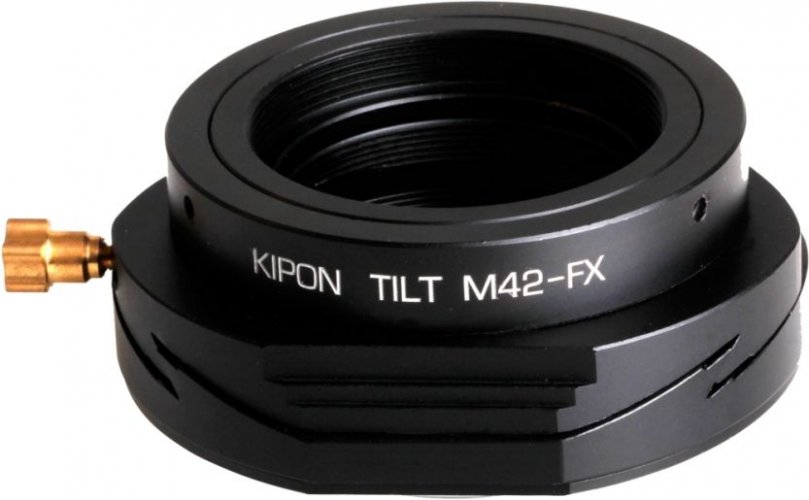 Kipon Tilt adaptér z M42 objektivu na Fuji X tělo