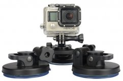 Trojitý přísavný držák pro kamery GoPro kamery