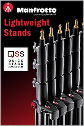 Manfrotto 1005BAC Ranker Lighting Stand, hliníkový, vzduchem odpružený (černý)