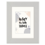 Dřevěný rám Hama SKARA, světle šedý, 15x20 cm