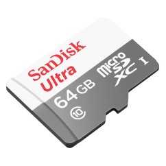 SanDisk Ultra microSDXC 64 GB 100 MB/s Class 10 UHS-I, with adapter