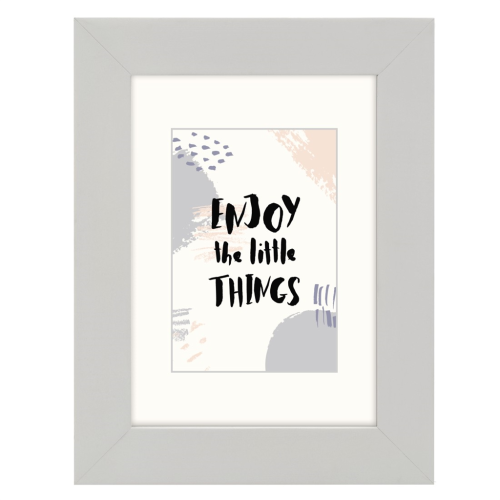 Dřevěný rám Hama SKARA, světle šedý, 15x20 cm