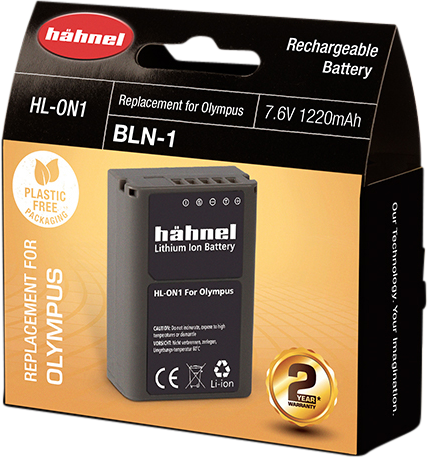 Hähnel HL-ON1, Olympus BLN-1 1220mAh, 7.6V, 9.3Wh