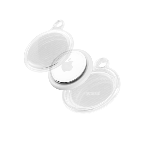 Hama Always Clear, obal na Apple AirTag, s kroužkem na klíče, průhledný