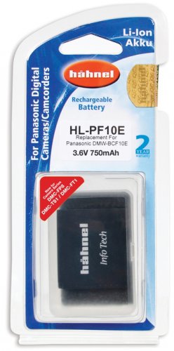 Hähnel HL-PF10, Panasonic DMW-BCF10E, 750mAh, 3.6V, 2.7Wh